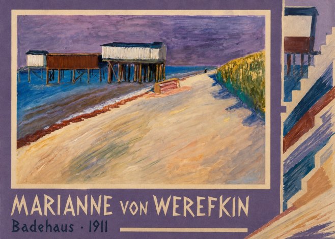 Marianne von Werefkin Badehaus No2 - Plakat