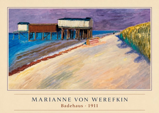 Marianne von Werefkin Badehaus No4 - Plakat