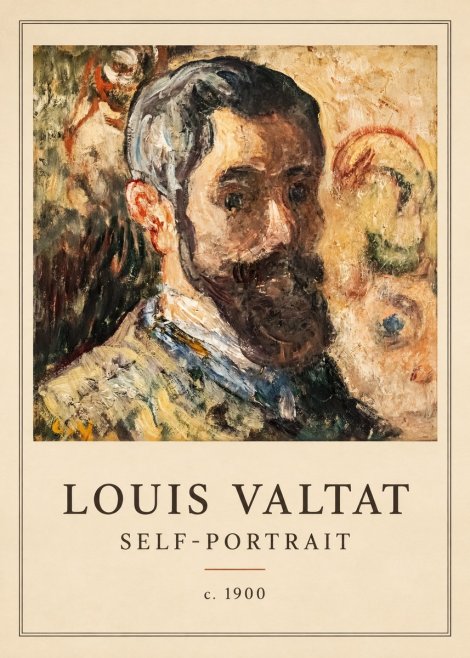 Louis Valtat Self-portrait No4 - Plakat