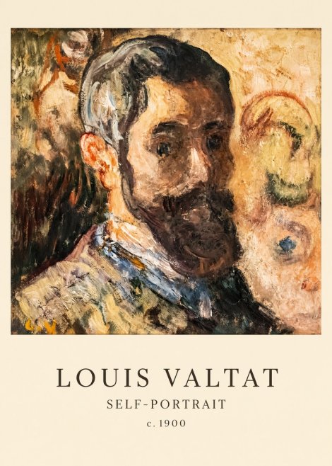 Louis Valtat Self-portrait No6 - Plakat