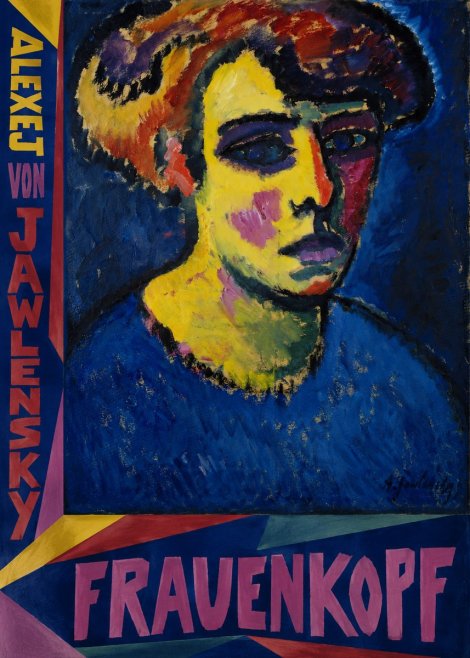 Alexej von Jawlensky Frauenkopf No3 - Plakat
