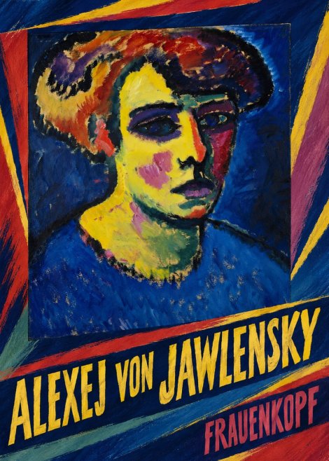 Alexej von Jawlensky Frauenkopf No4 - Plakat