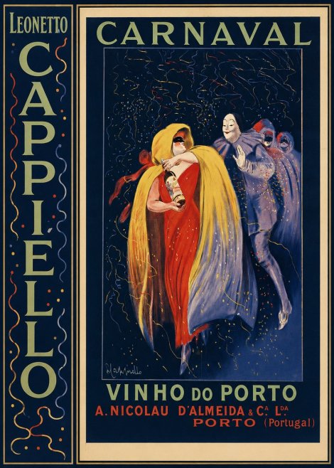 Leonetto Cappiello Carnaval - Vinho Do Porto No3 - Plakat