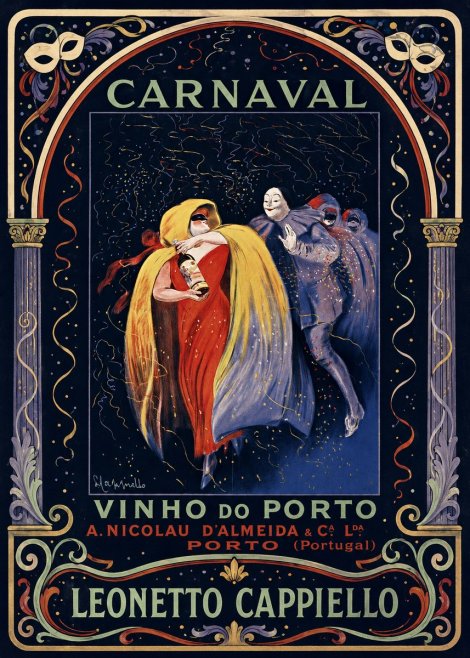 Leonetto Cappiello Carnaval - Vinho Do Porto No4 - Plakat