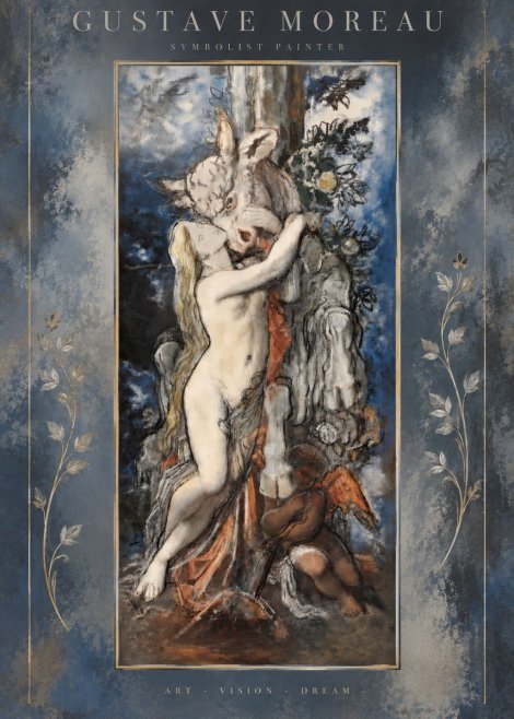 Gustave Moreau Europe and the Bull No5 - Plakat