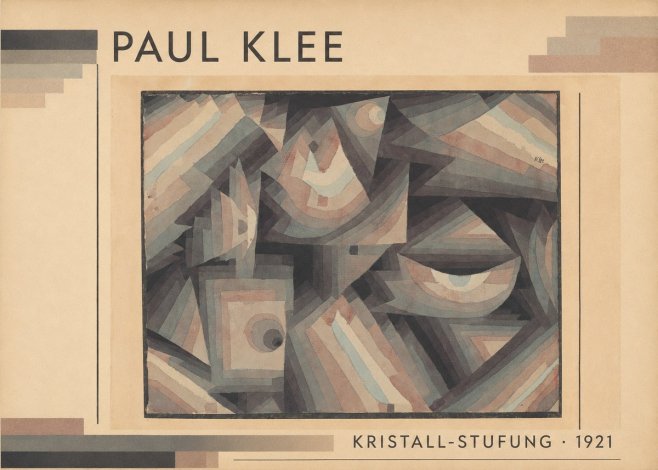 Paul Klee Kristall-stufung II No1 - Plakat