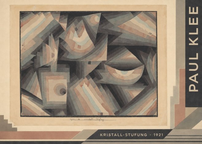 Paul Klee Kristall-stufung II No2 - Plakat