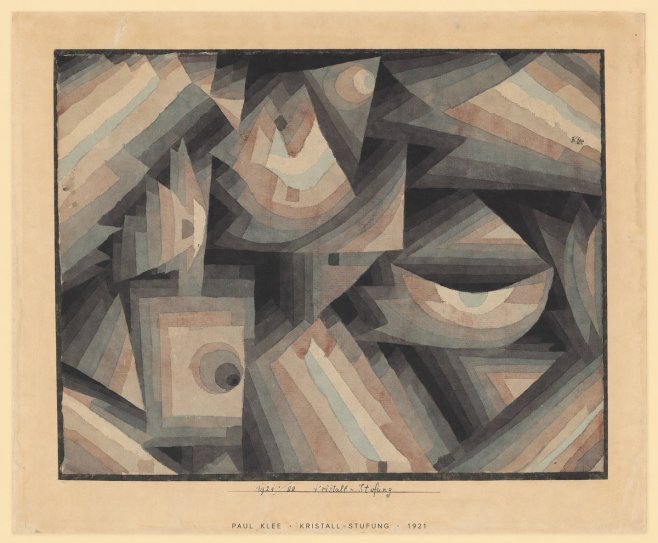 Paul Klee Kristall-stufung II No6 - Plakat