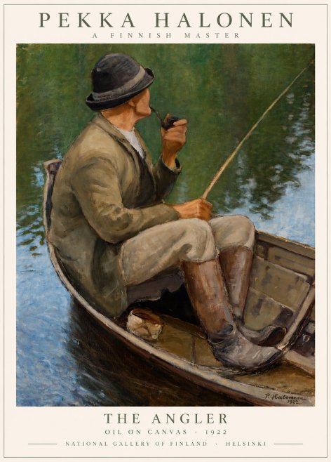 Pekka Halonen The Angler No1 - Plakat