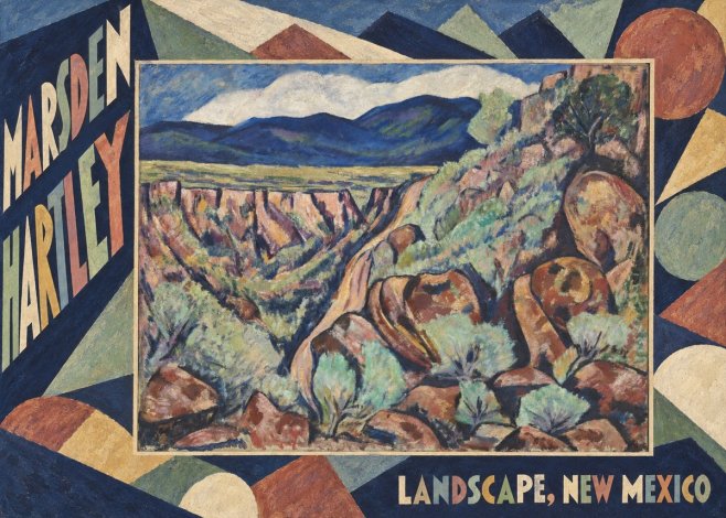 Marsden Hartley Landscape, New Mexico No4 - Plakat