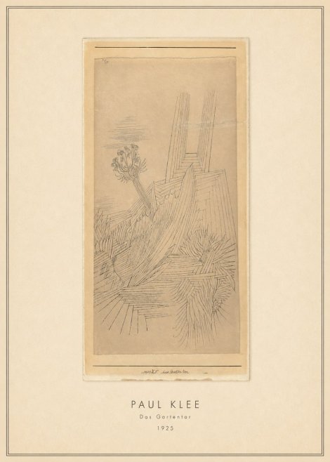 Paul Klee Das Gartentor I No3 - Plakat