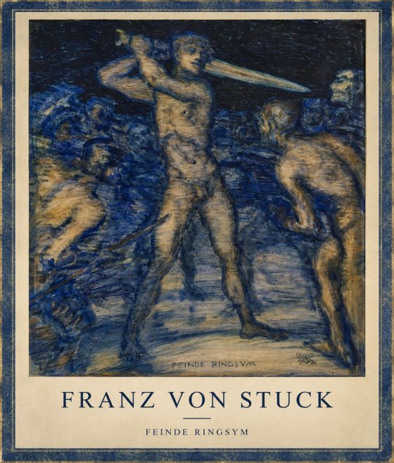 Franz von Stuck Feinde Ringsym No2 - Plakat
