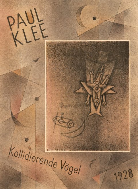 Paul Klee Kollidierende Vögel No6 - Plakat