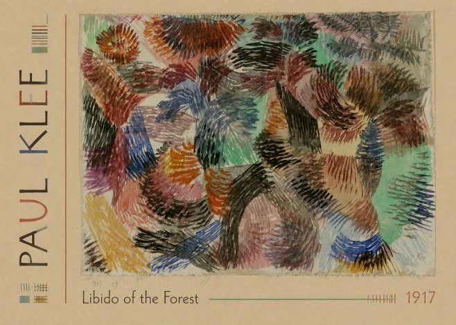 Paul Klee Libido of the Forest No1 - Plakat