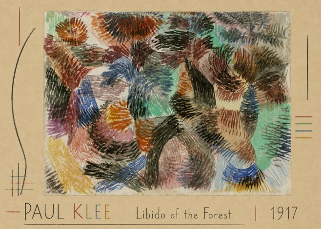 Paul Klee Libido of the Forest No2 - Plakat