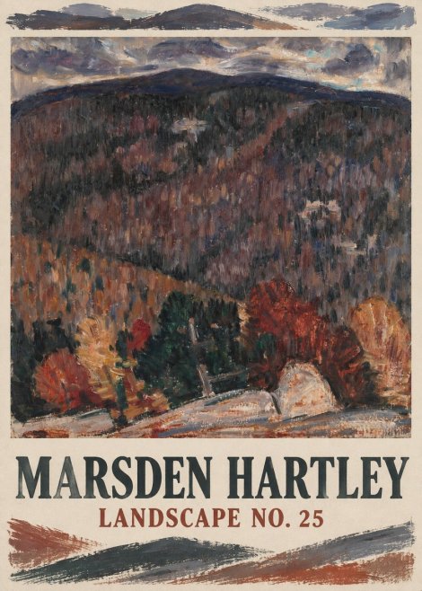 Marsden Hartley Landscape No. 25 No1 - Plakat