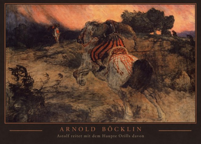 Arnold Böcklin Astolf Reitet Mit Dem Haupte Orills Davon No3 - Plakat