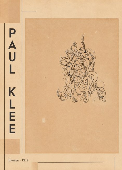 Paul Klee Blumen II No4 - Plakat