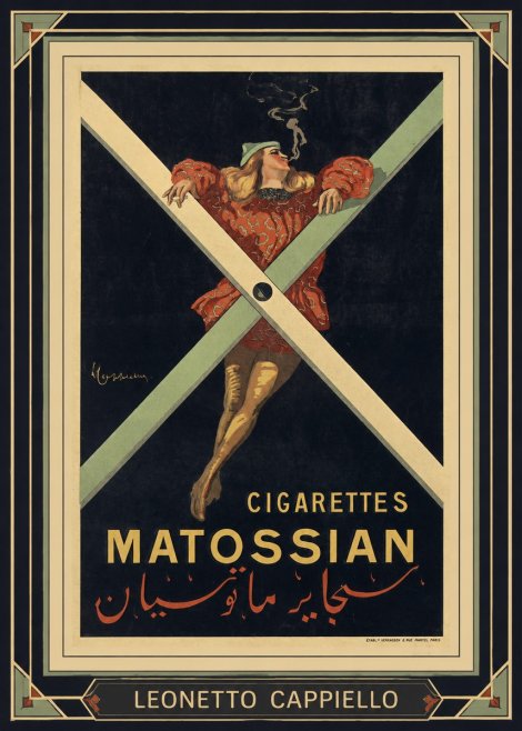 Leonetto Cappiello Cigarettes Matossian No1 - Plakat