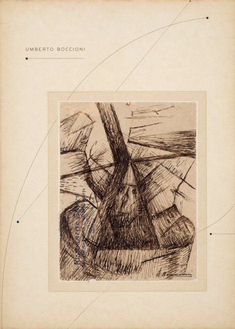 Umberto Boccioni Umberto Boccioni II No5 - Plakat