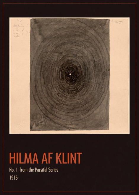 Hilma af Klint No. 1, from the Parsifal Series No1 - Plakat