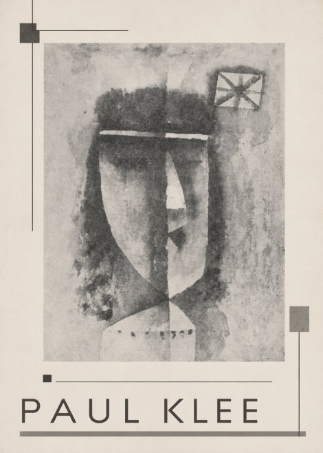 Paul Klee Head of a Man No3 - Plakat