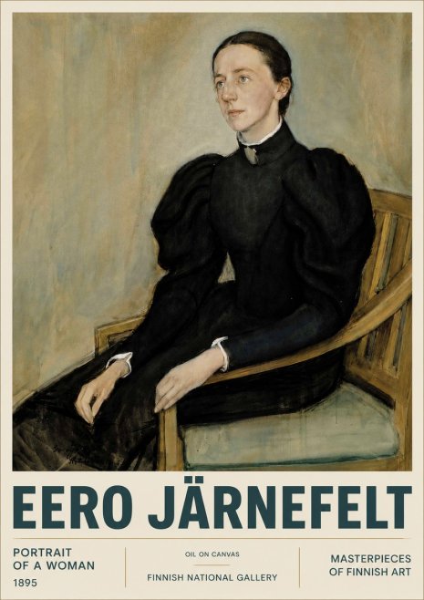 Eero Järnefelt Portrait of a Woman No4 - Plakat