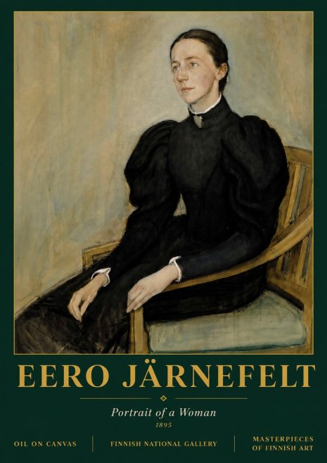 Eero Järnefelt Portrait of a Woman No5 - Plakat