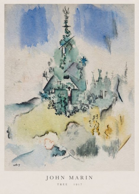 John Marin Tree No6 - Plakat
