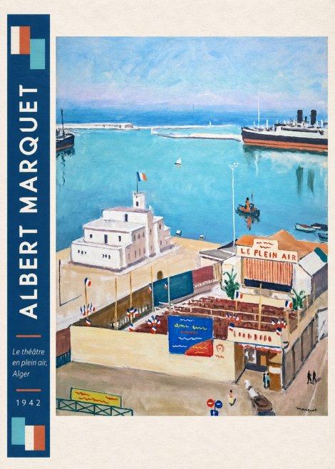 Albert Marquet Le Théâtre En Plein Air, Alger No3 - Plakat