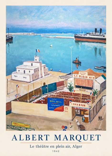 Albert Marquet Le Théâtre En Plein Air, Alger No5 - Plakat