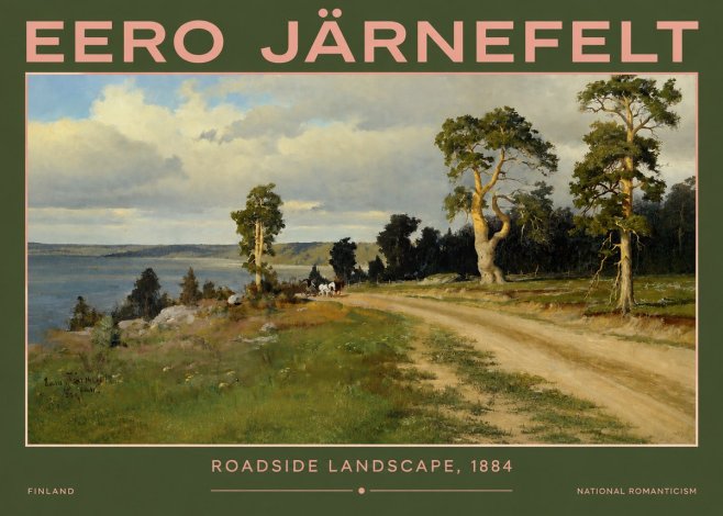 Eero Järnefelt Roadside Landscape, 1884 No2 - Plakat