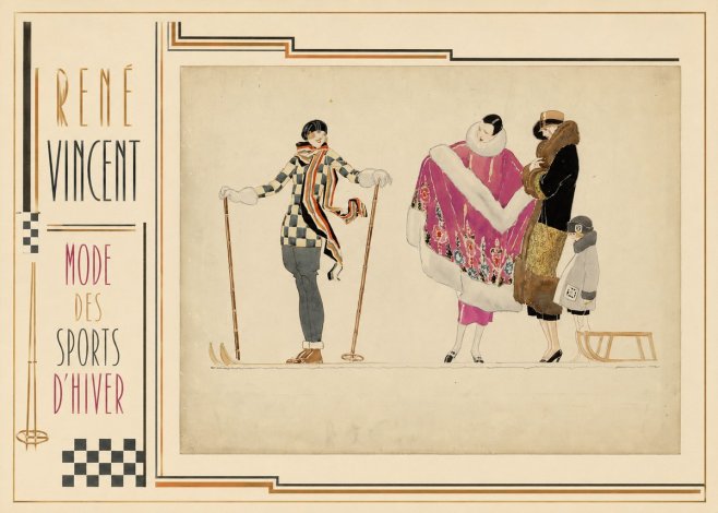 René Vincent Mode Des Sports D'hiver No2 - Plakat