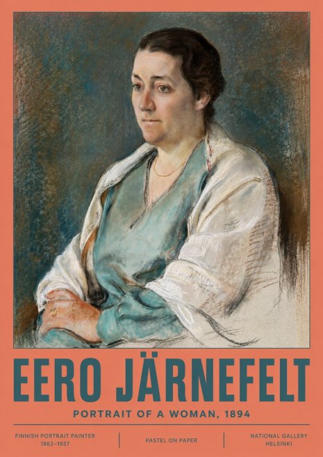 Eero Järnefelt Portrait of a Woman, 1894 No2 - Plakat