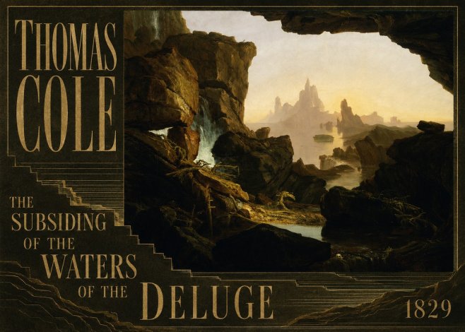 Thomas Cole The Subsiding of the Waters of the Deluge II No5 - Plakat