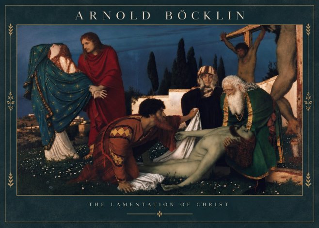 Arnold Böcklin The Lamentation of Christ No6 - Plakat