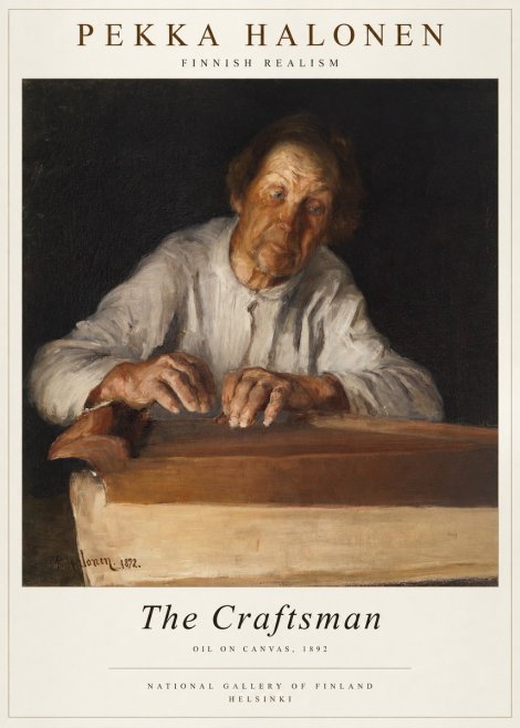 Pekka Halonen The Old Man No4 - Plakat