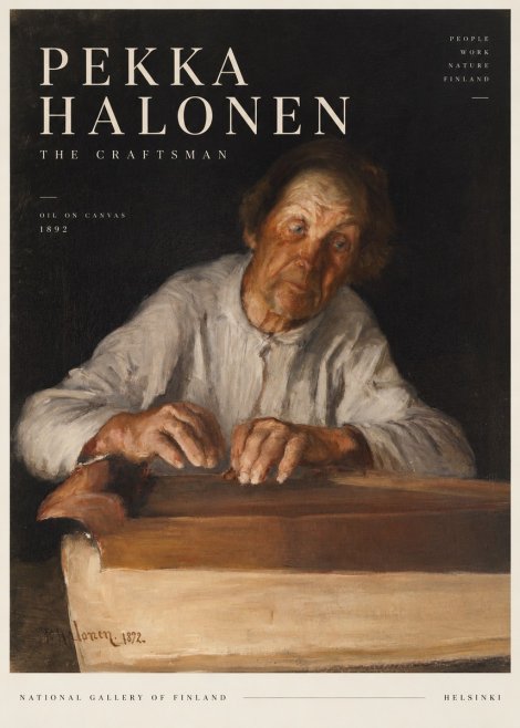 Pekka Halonen The Old Man No6 - Plakat