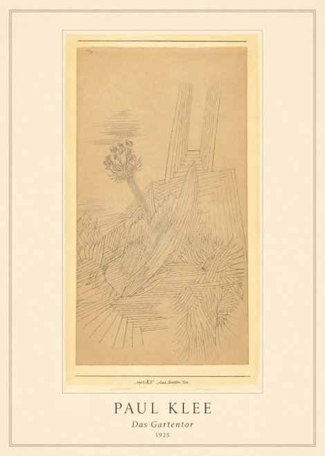 Paul Klee Das Gartentor II No5 - Plakat