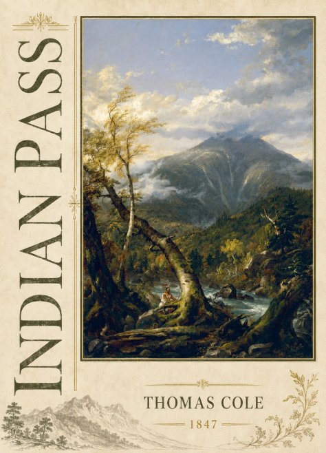 Thomas Cole Indian Pass II No2 - Plakat