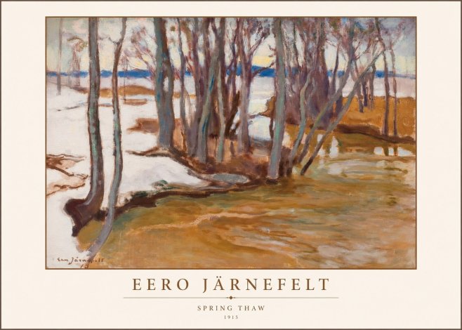Eero Järnefelt Spring Thaw No1 - Plakat