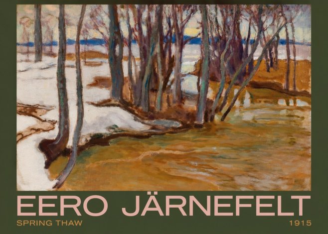 Eero Järnefelt Spring Thaw No2 - Plakat