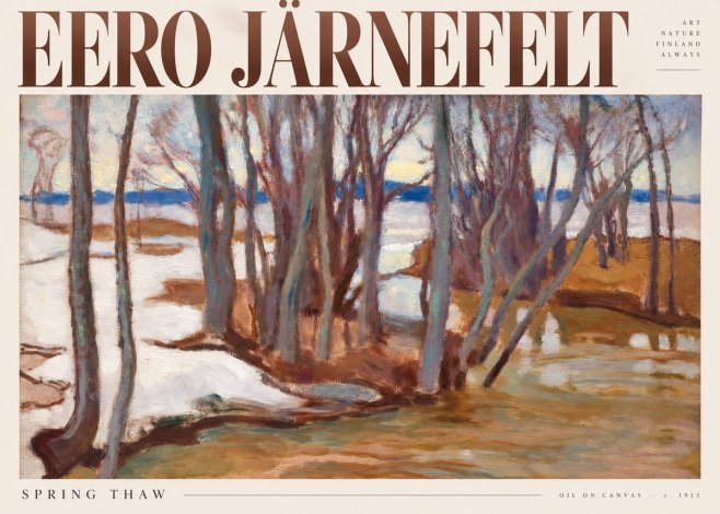 Eero Järnefelt Spring Thaw No5 - Plakat