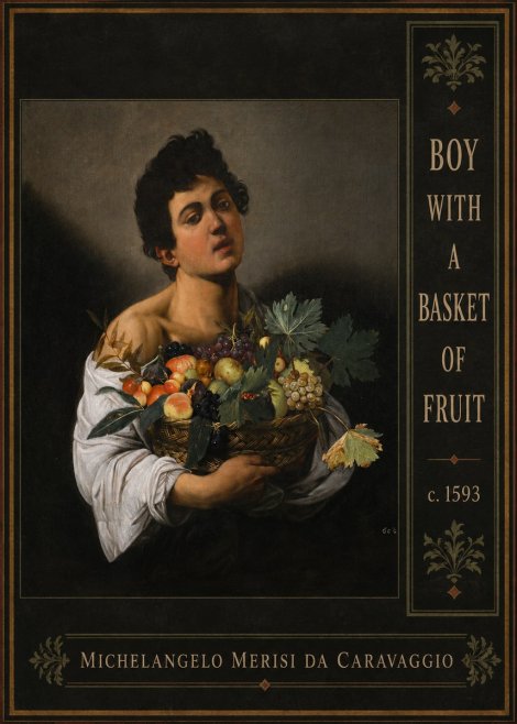 Michelangelo Merisi da Caravaggio Boy with a Basket of Fruit No2 - Plakat