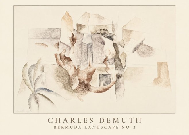 Charles Demuth Bermuda Landscape No. 2 No4 - Plakat