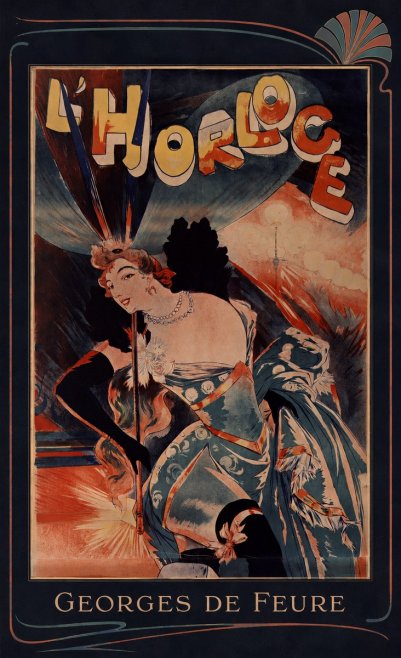 Georges de Feure L'horloge III No6 - Plakat