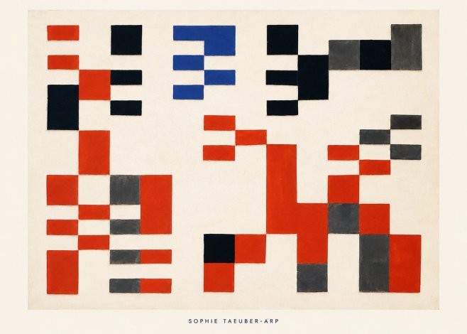 Sophie Taeuber-Arp Sophie Taeuber-arp No6 - Plakat