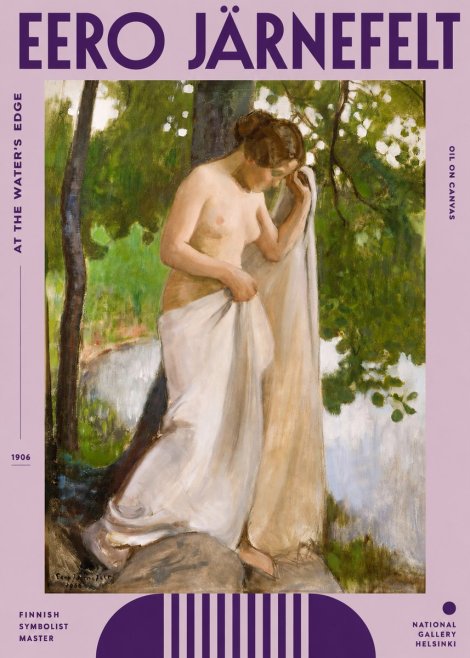 Eero Järnefelt At the Water's Edge No2 - Plakat