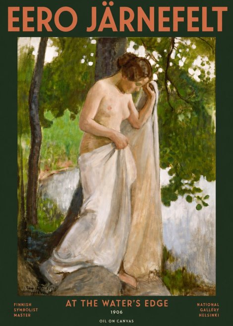 Eero Järnefelt At the Water's Edge No3 - Plakat