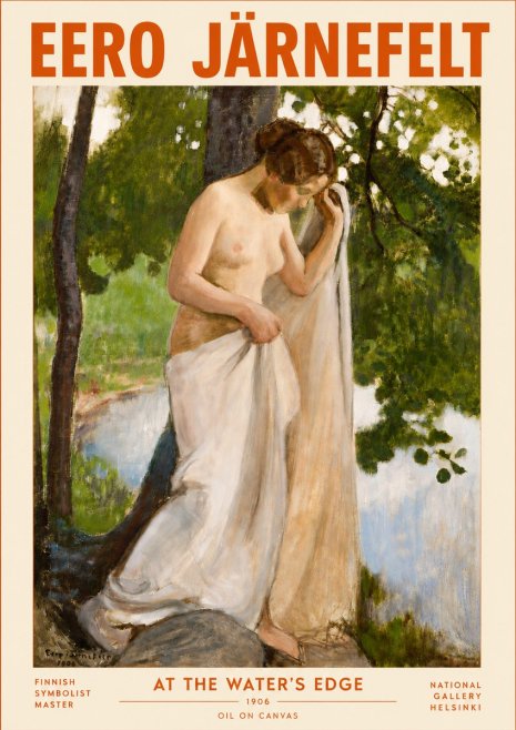 Eero Järnefelt At the Water's Edge No4 - Plakat